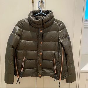 Olive Green Puffer Jacket